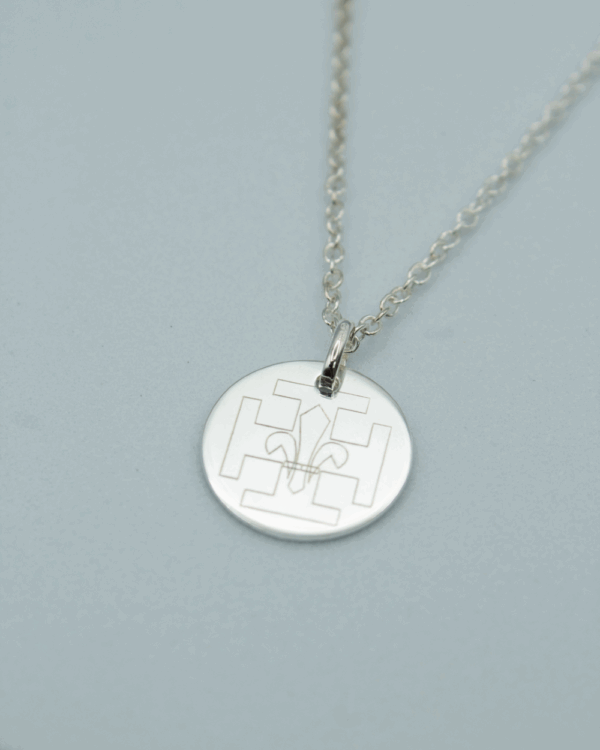 Collier Médaille Argent ou Plaqué Or Scout Unitaire de France | Croix Scout