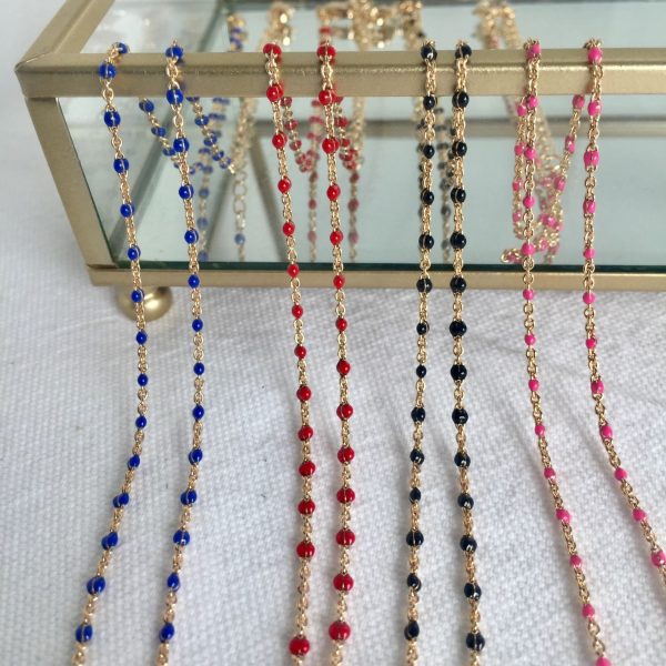 Collier chaîne perlée colorée | Mirihi – Image 6