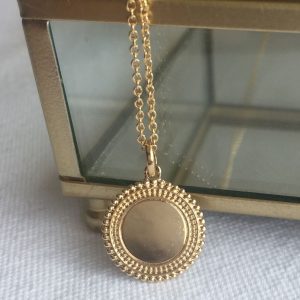 Collier médaille Plaqué Or | Zanzibar