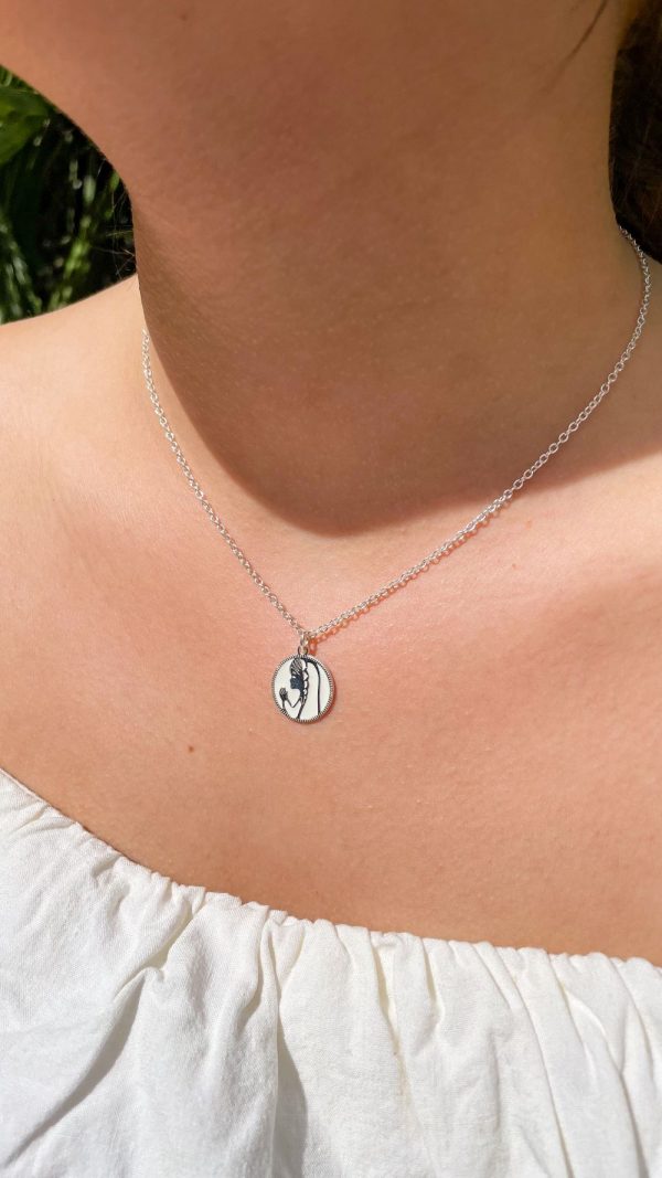 Collier de première communion | Médaille de la Vierge Marie au voile – Image 8