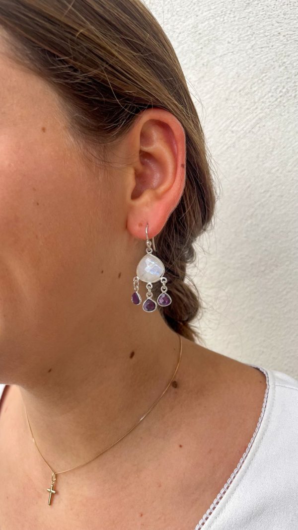 Boucle d'oreille en pierres naturelles | Bahamas – Image 5