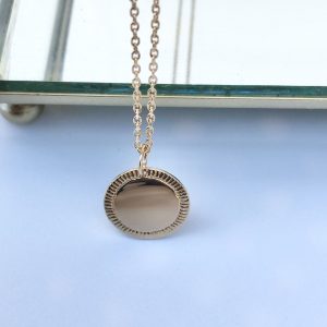Collier médaille Plaqué Or | Minorque