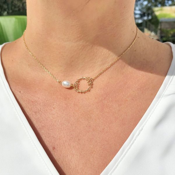 Collier Perle de culture baroque Plaqué Or | Papouasie – Image 3