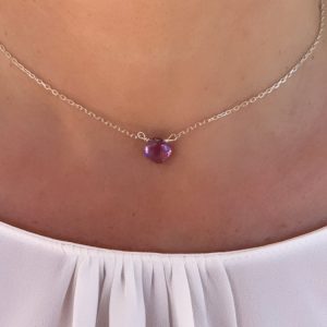Collier en argent et Améthyste | Naxos