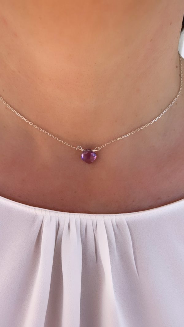 Collier en argent et Améthyste | Naxos