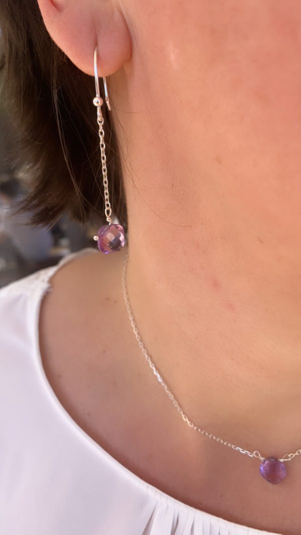 Collier en argent et Améthyste | Naxos – Image 2
