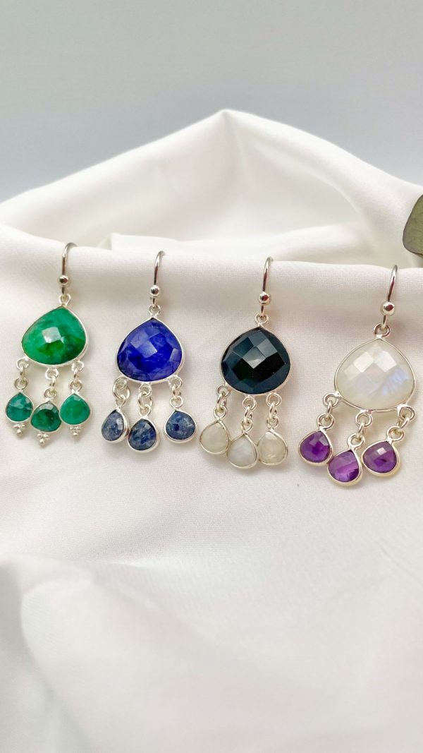 Boucle d'oreille en pierres naturelles | Bahamas – Image 7