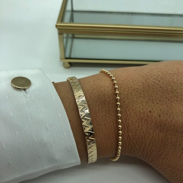Bracelet billes Plaqué Or | Seychelles – Image 4