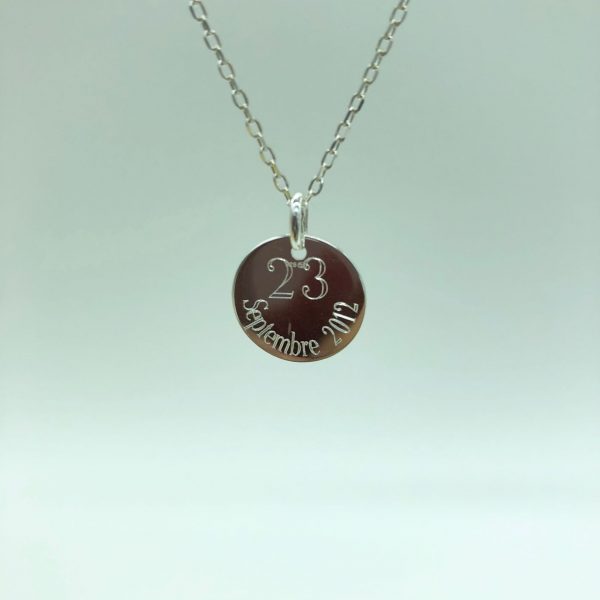 Collier Gravé & Personnalisé Argent | P'tite Nantaise – Image 4