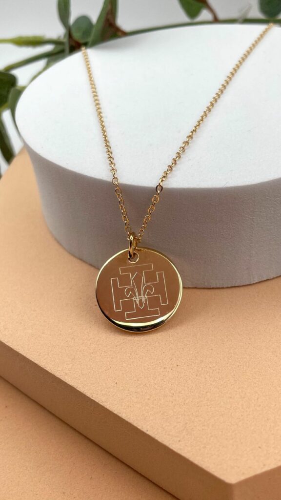 Collier Médaille Argent ou Plaqué Or Scout Unitaire de France | Croix Scout