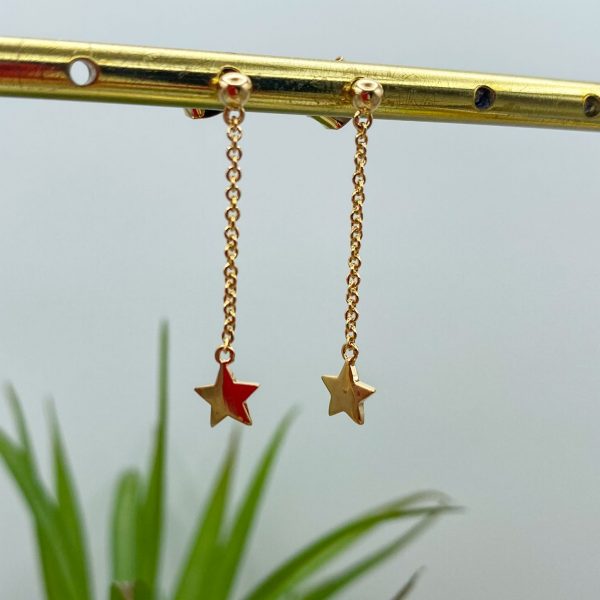 Boucles d’Oreilles Etoile et Plaqué Or | Kaafu