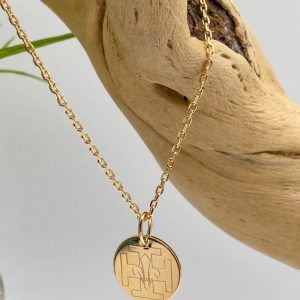 Collier Médaille Argent ou Plaqué Or Scout Unitaire de France | Croix Scout