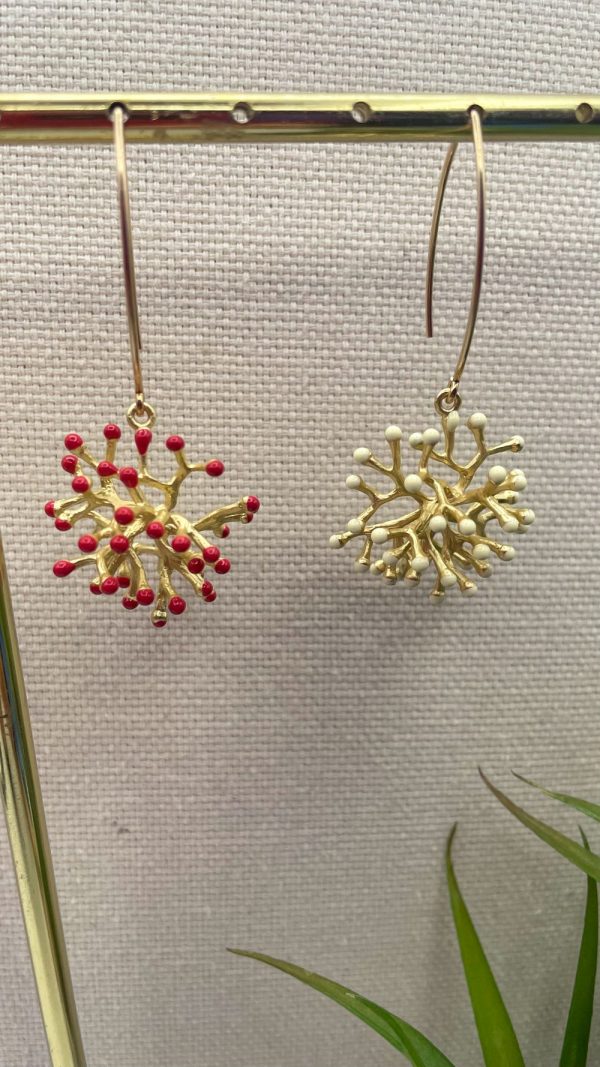 Boucles d'oreilles Grand crochet et bouquet de fleur | Medes – Image 5