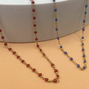 Collier chaîne perlée colorée | Mirihi