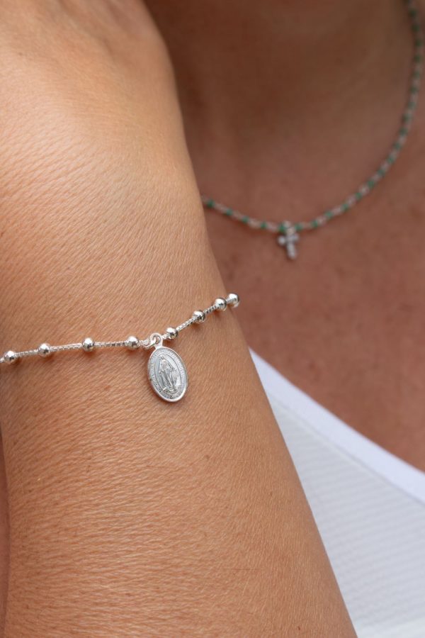 Bracelet dizainier Argent | Notre Dame du rosaire – Image 3
