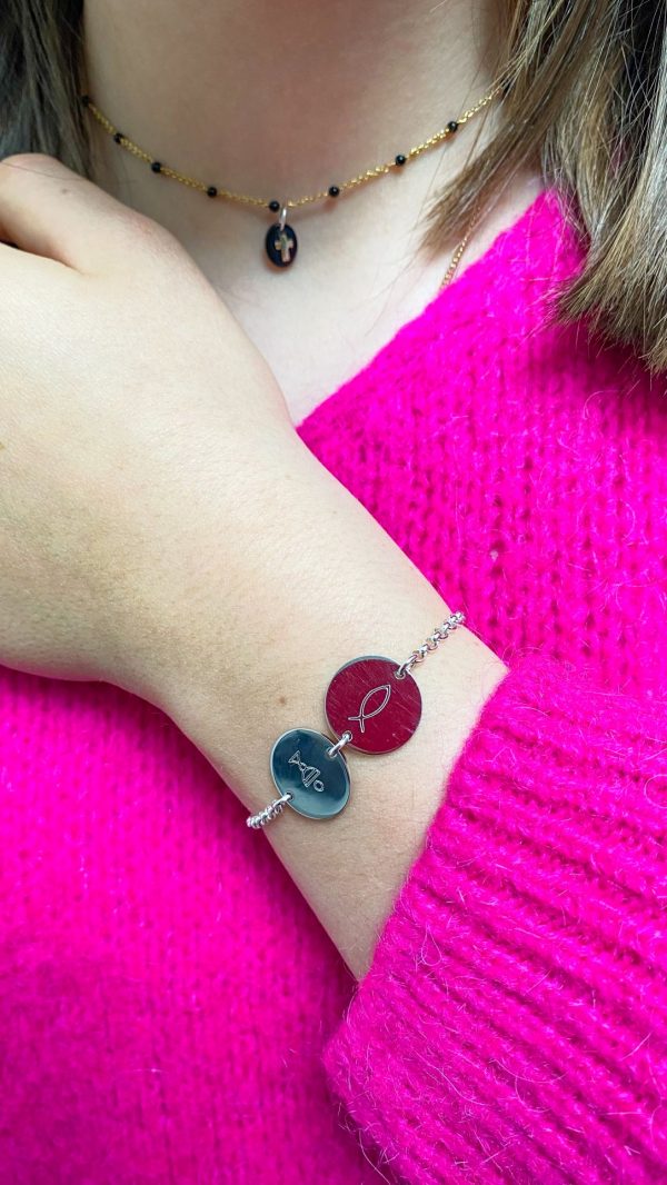 Bracelet religieux personnalisé en argent | Vie de foi – Image 6