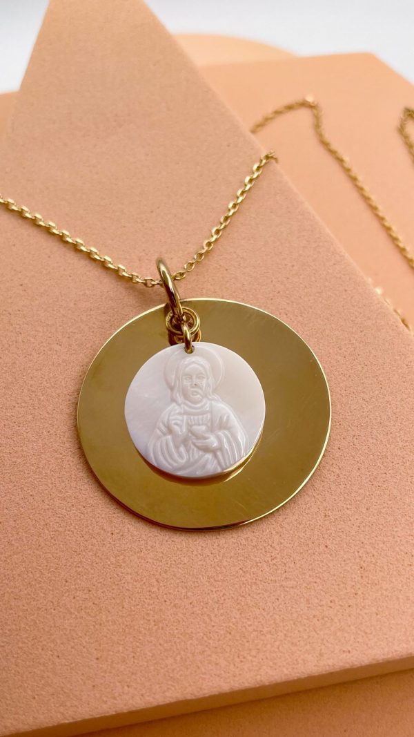 Sautoir médaille Sacré Cœur de Jésus | Sacré Coeur de Jésus – Image 3