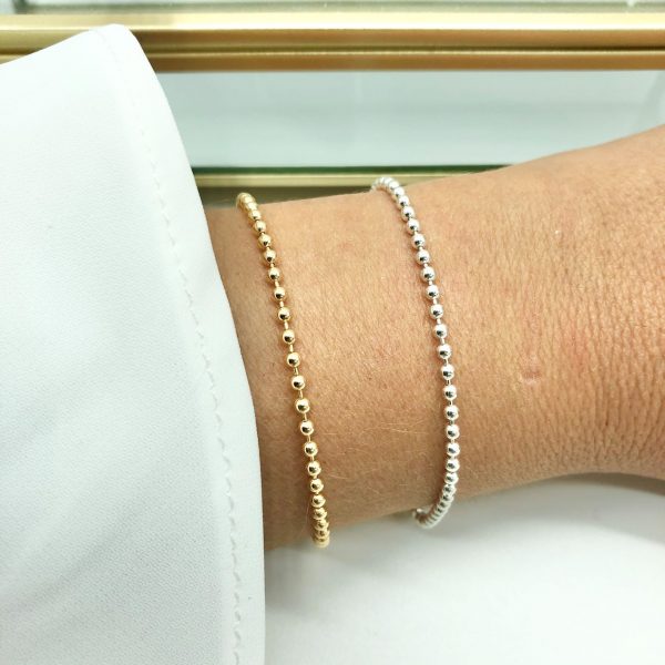 Bracelet billes Argent | Seychelles – Image 2