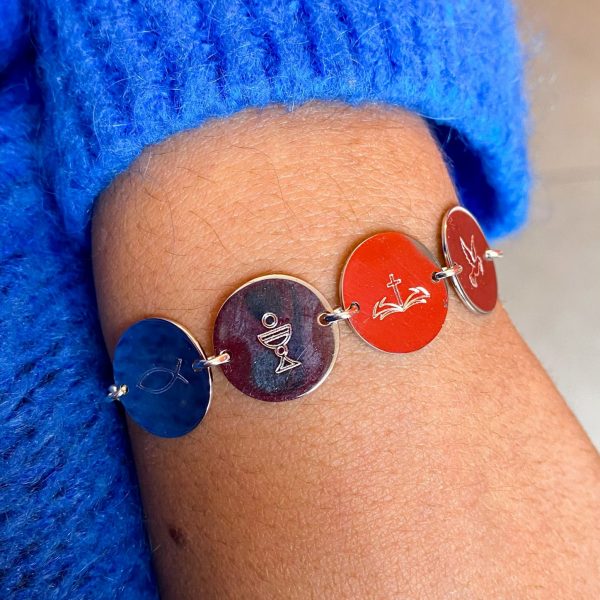 Bracelet religieux personnalisé en argent | Vie de foi – Image 4
