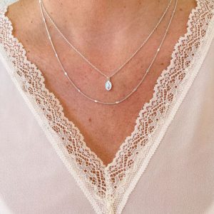 Collier double rang et médaille miraculeuse en Argent | Virgo Maria